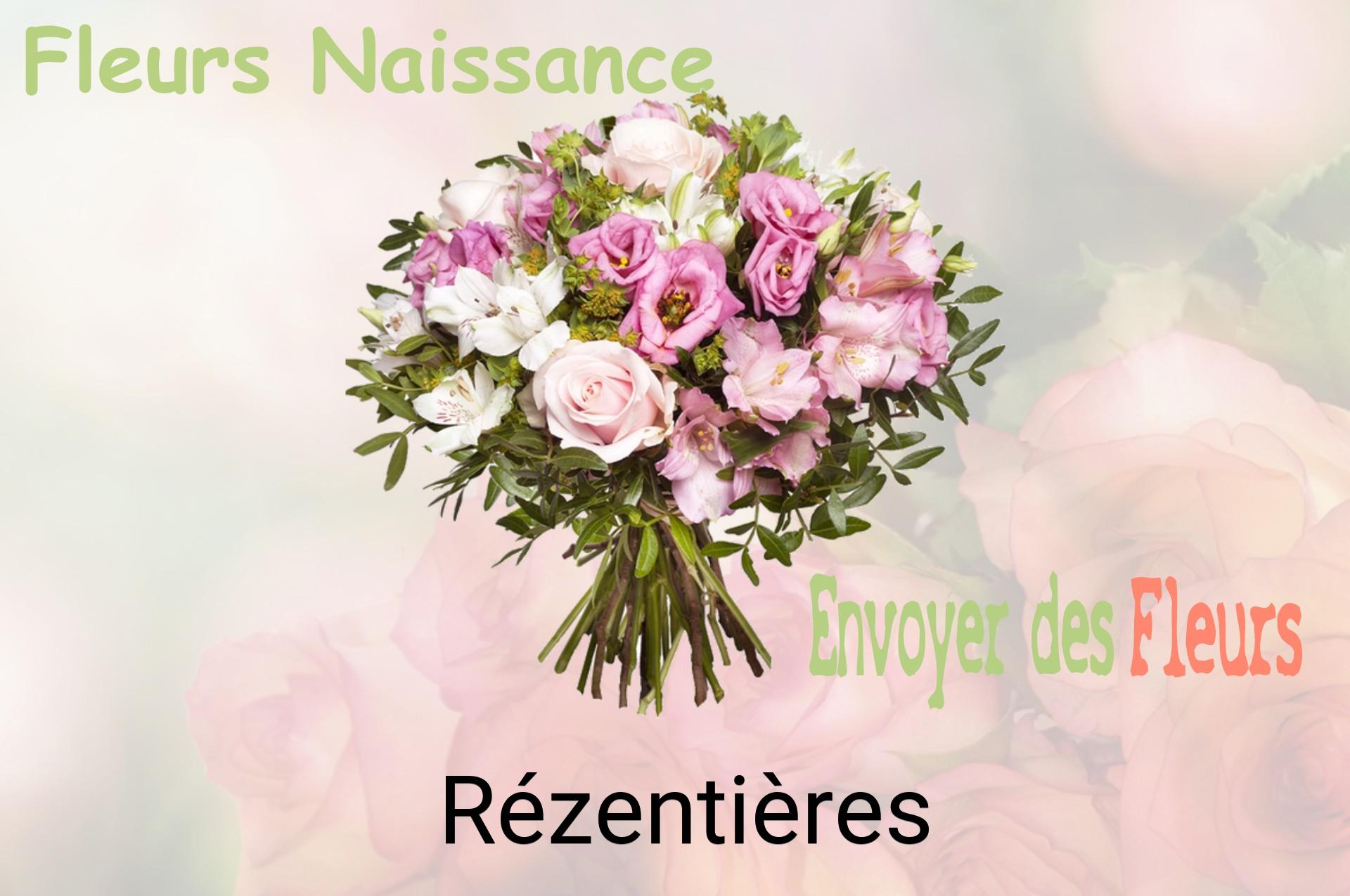 Bouquet de fleurs de naissance livré à Rézentières